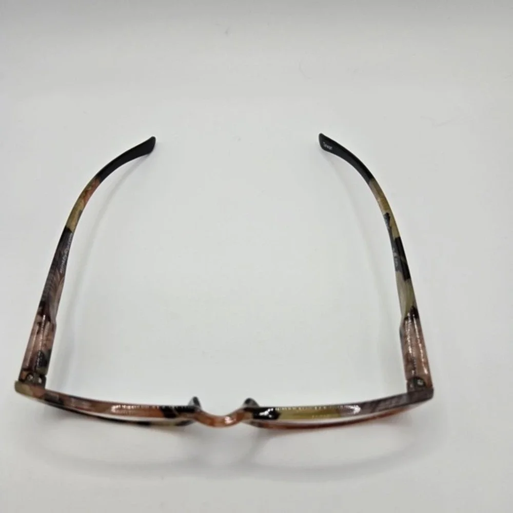 Womens Floral +2.00 Readers Glasses Transparent Frame Lightweight Fashion‎ Brown